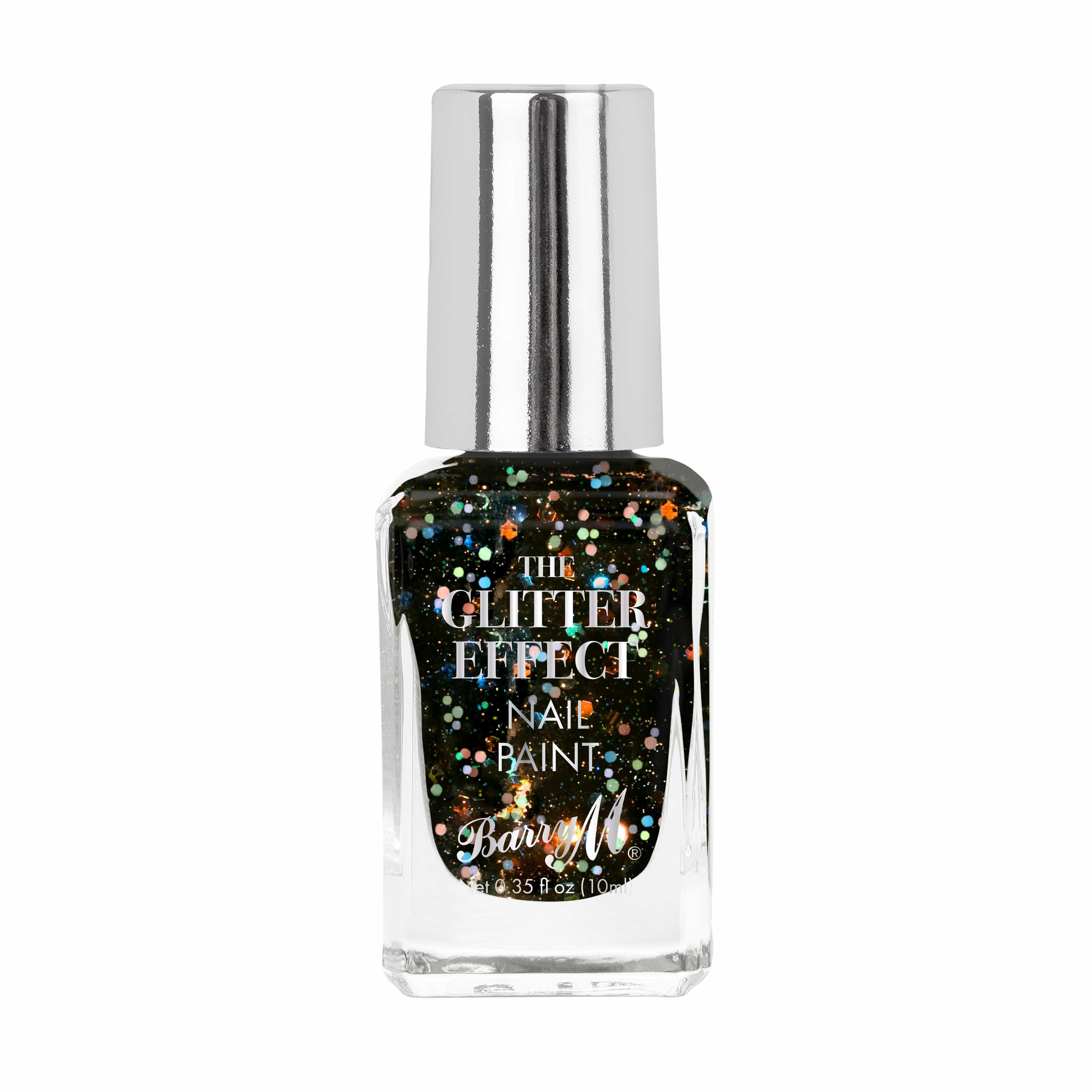 Glitter Effect Nail Paint | Black Tie