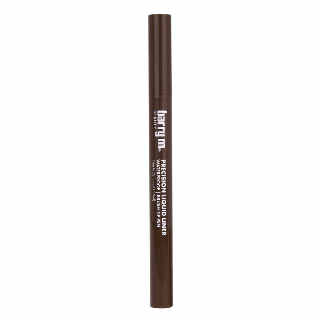 Precision Liquid Liner Waterproof Brush Tip Pen | Brown