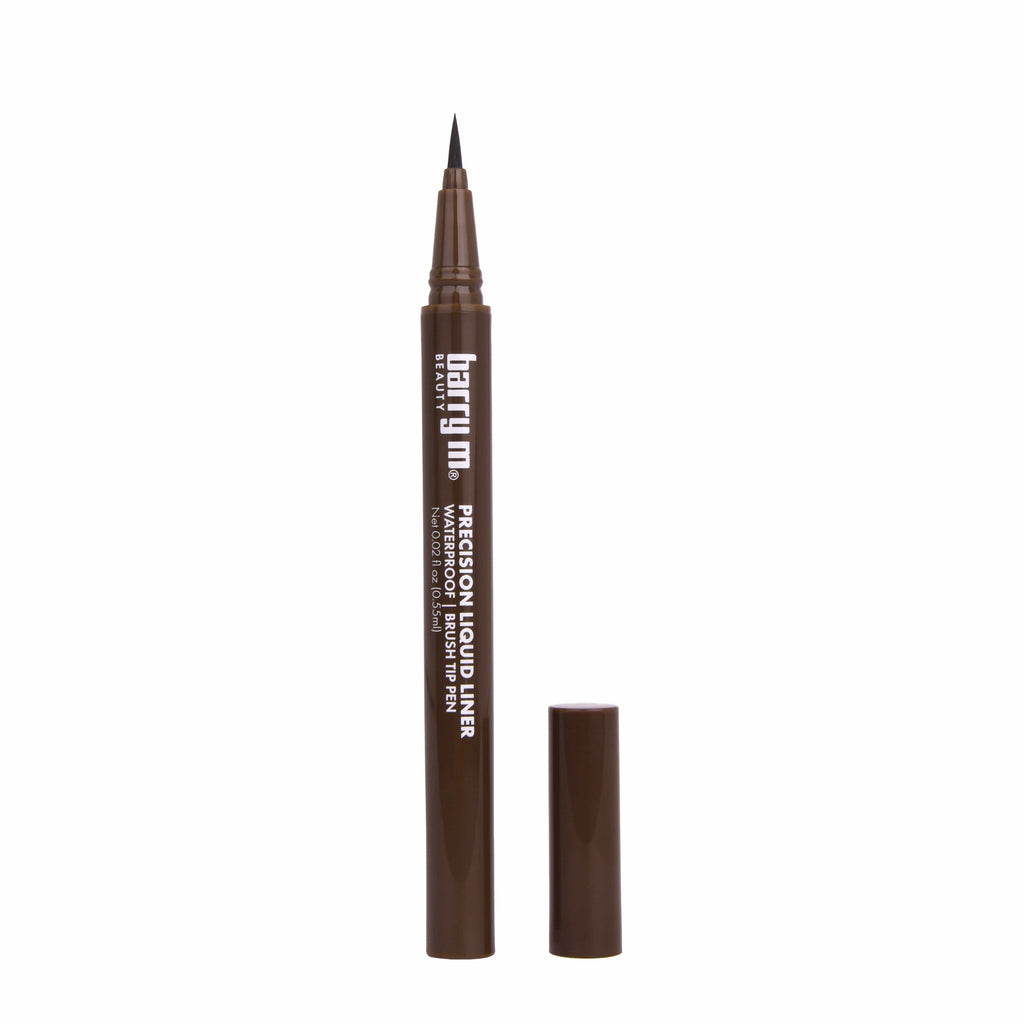 Precision Liquid Liner Waterproof Brush Tip Pen | Brown