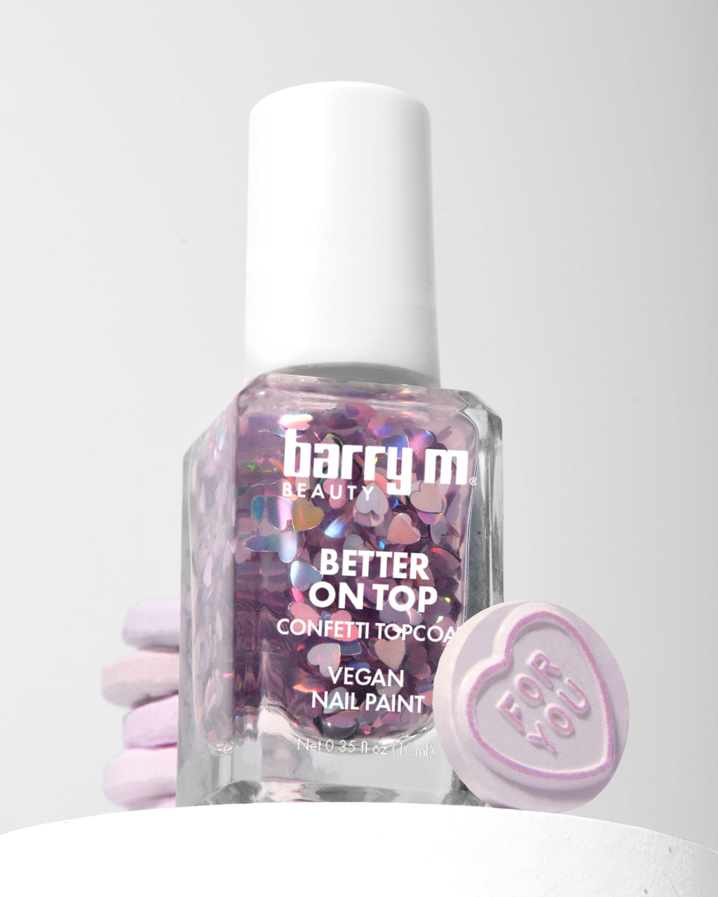Better On Top Confetti Topcoat