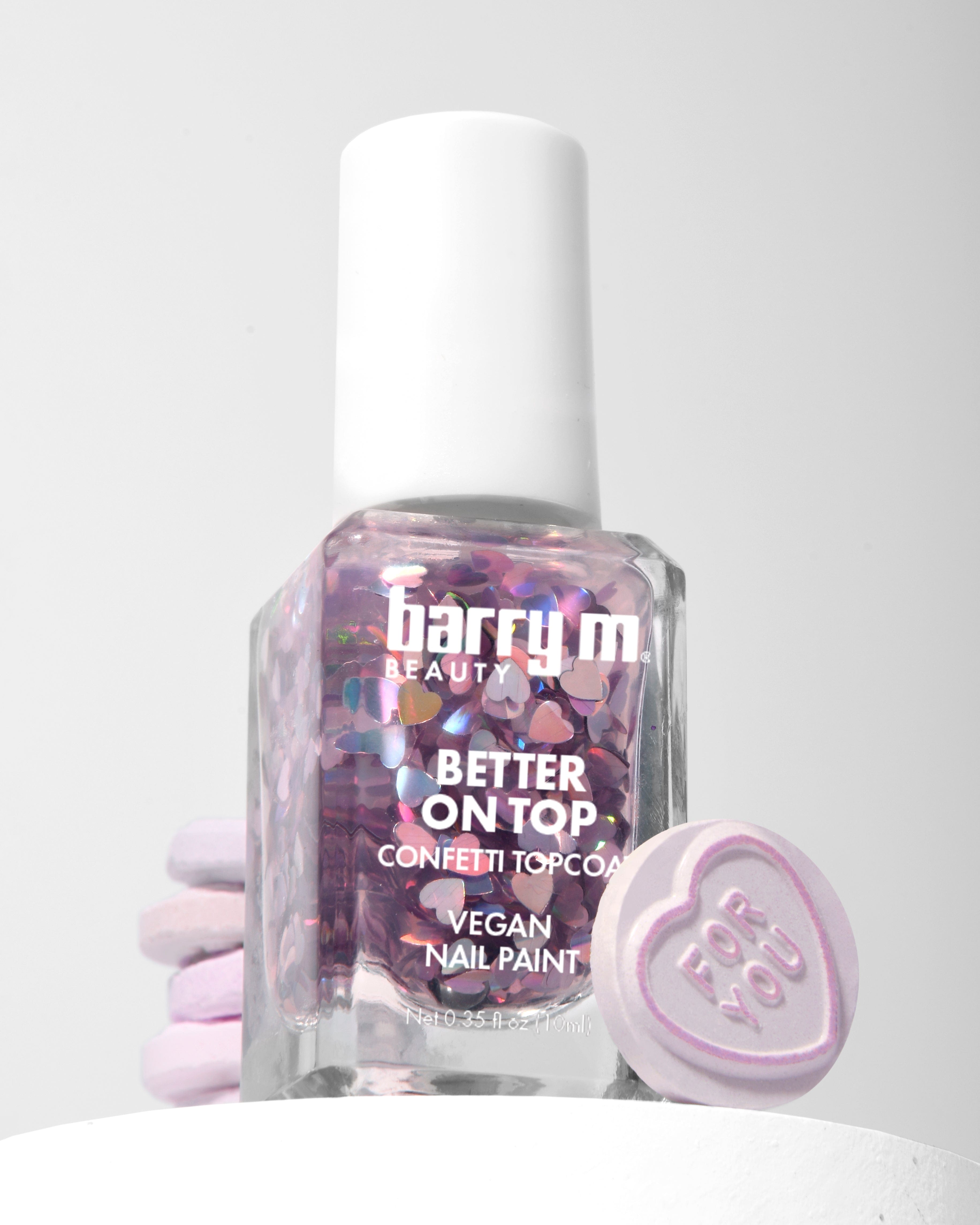 Better On Top Confetti Topcoat