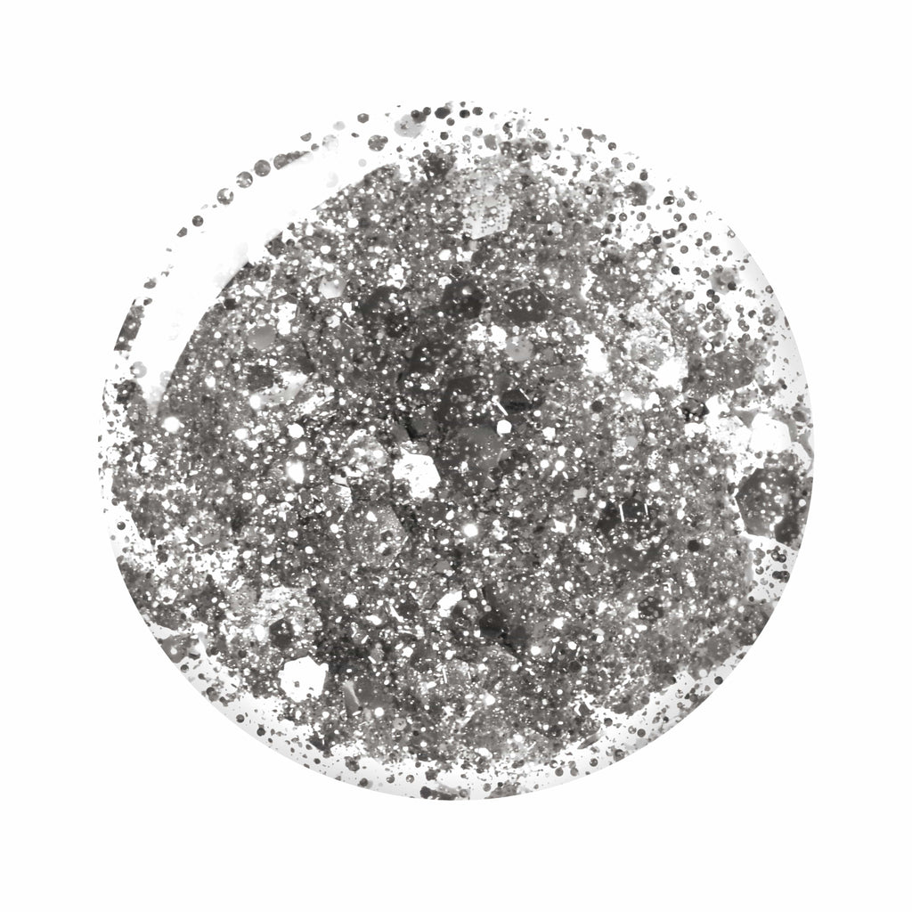 Glitter Effect Nail Paint | Stardust Silver