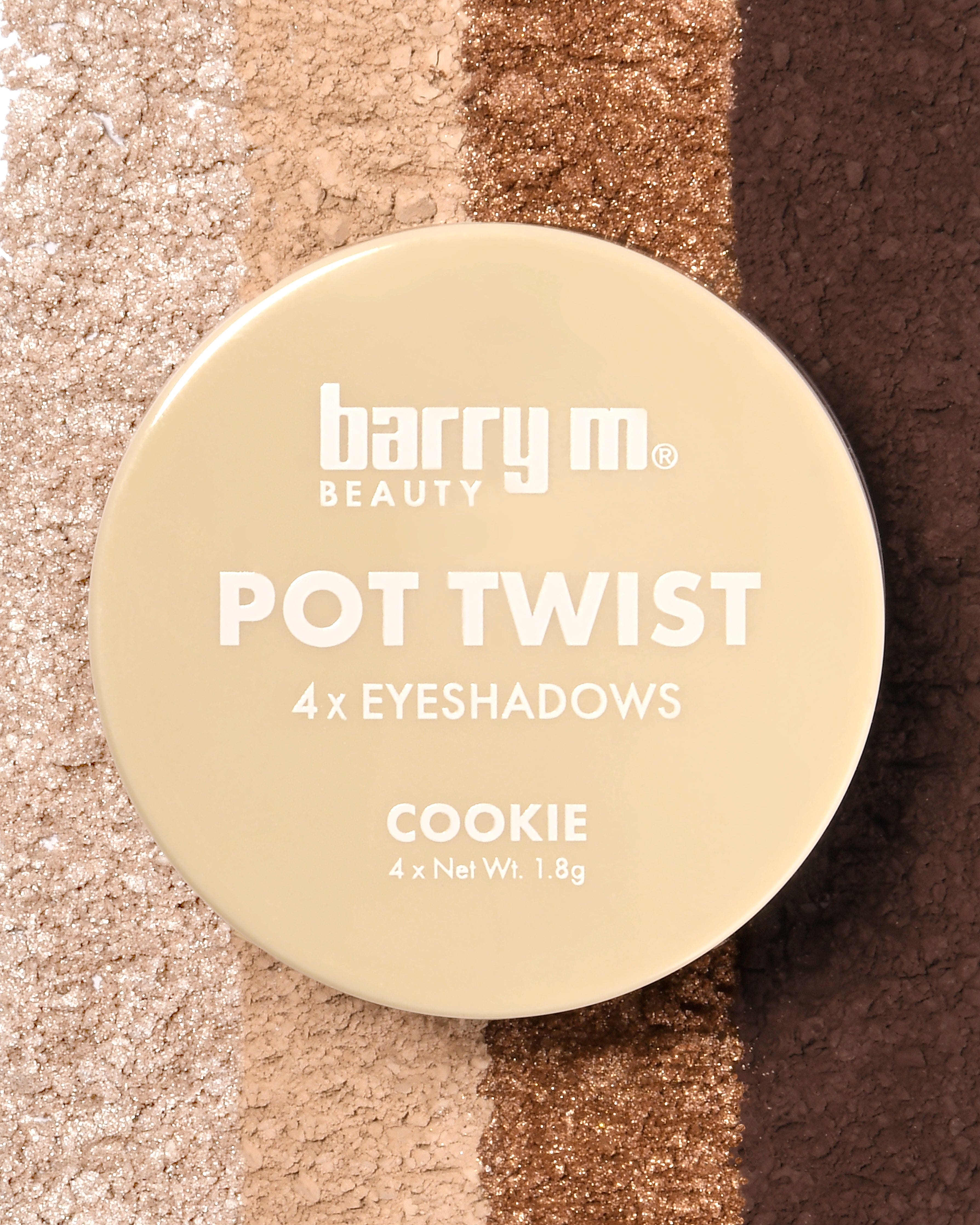 Pot Twist 4x Eyeshadows  | Cookie