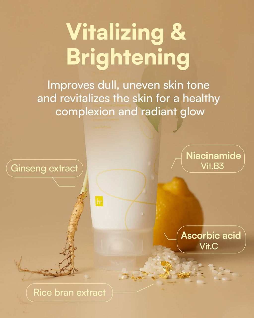 Face Republic Glow Gold Mineral Cleanser