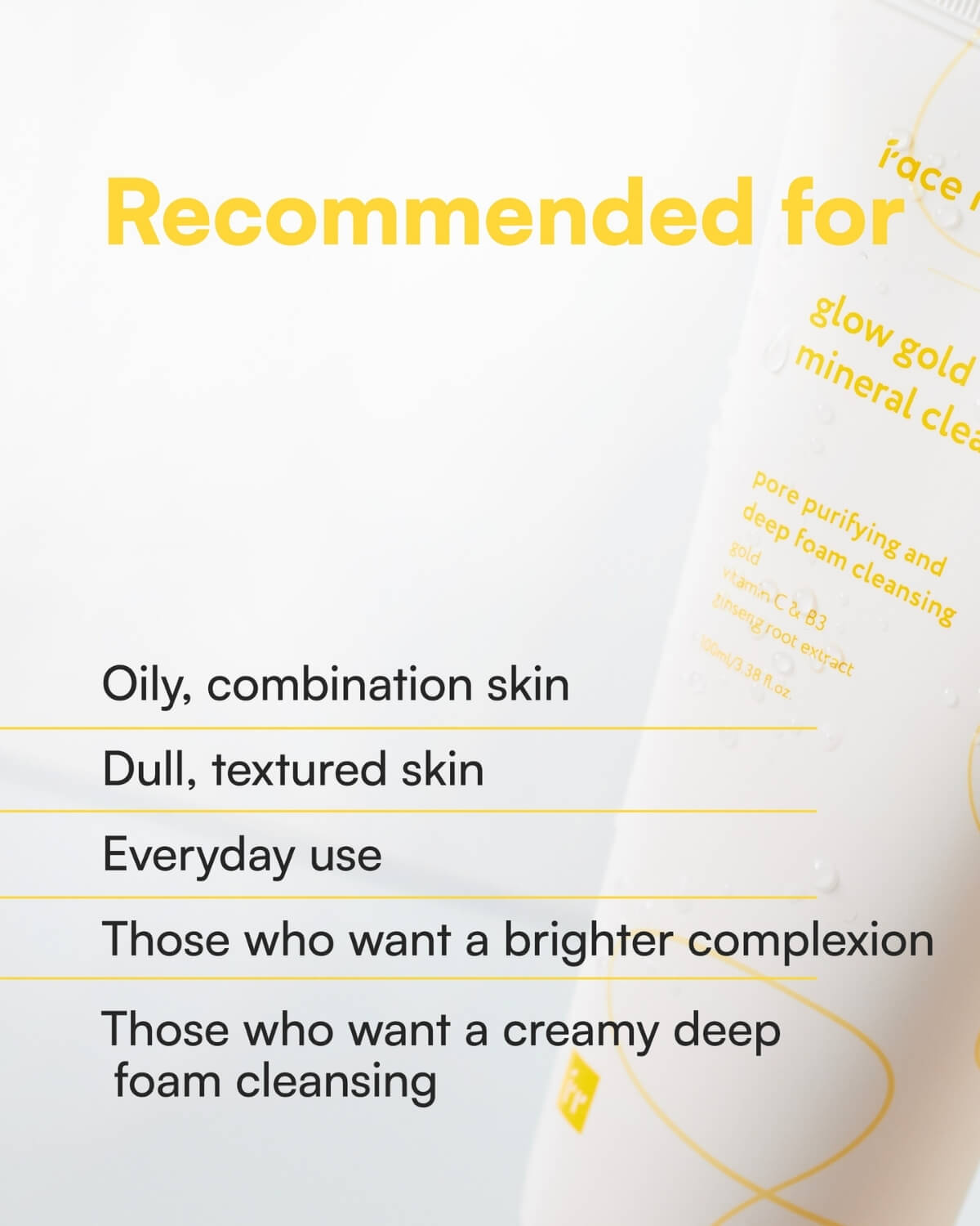 Face Republic Glow Gold Mineral Cleanser