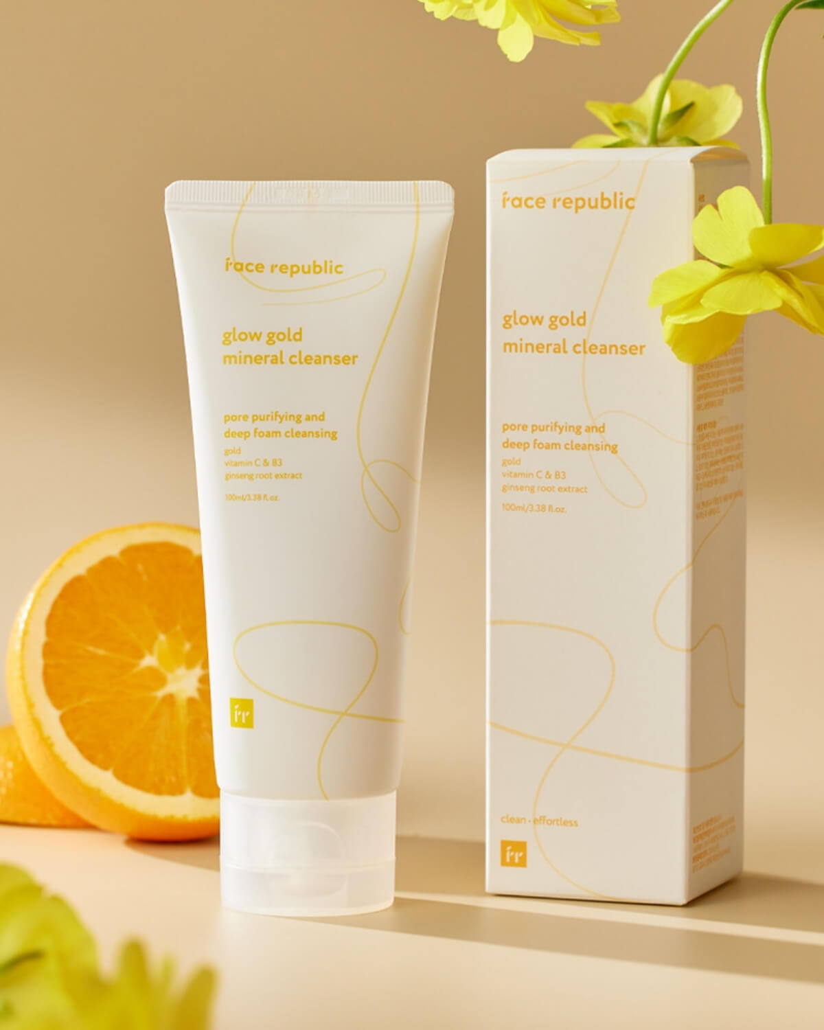 Face Republic Glow Gold Mineral Cleanser