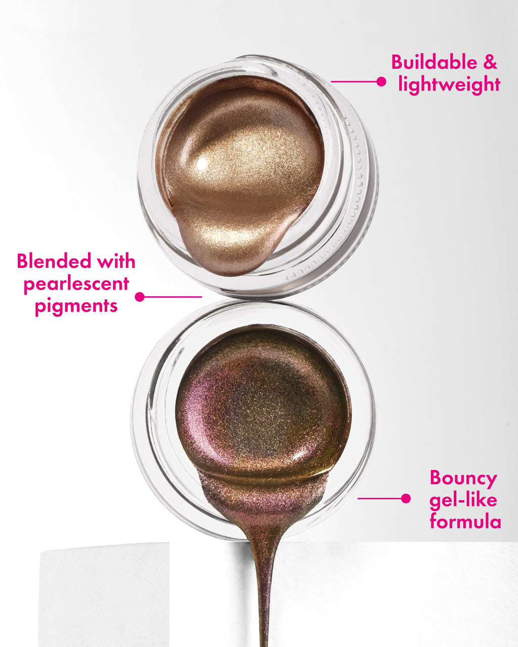 Glazed Gel Chrome Eyeshadow | Champagne Dreams