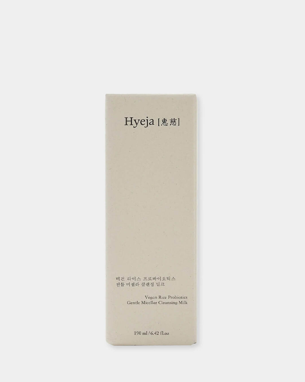 Hyeja Vegan Rice Probiotics Gentle Micellar Cleansing Milk