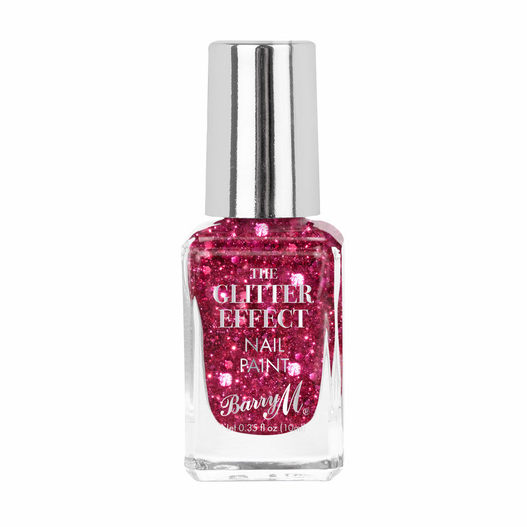Glitter Effect Nail Paint | Fuchsia Fiesta