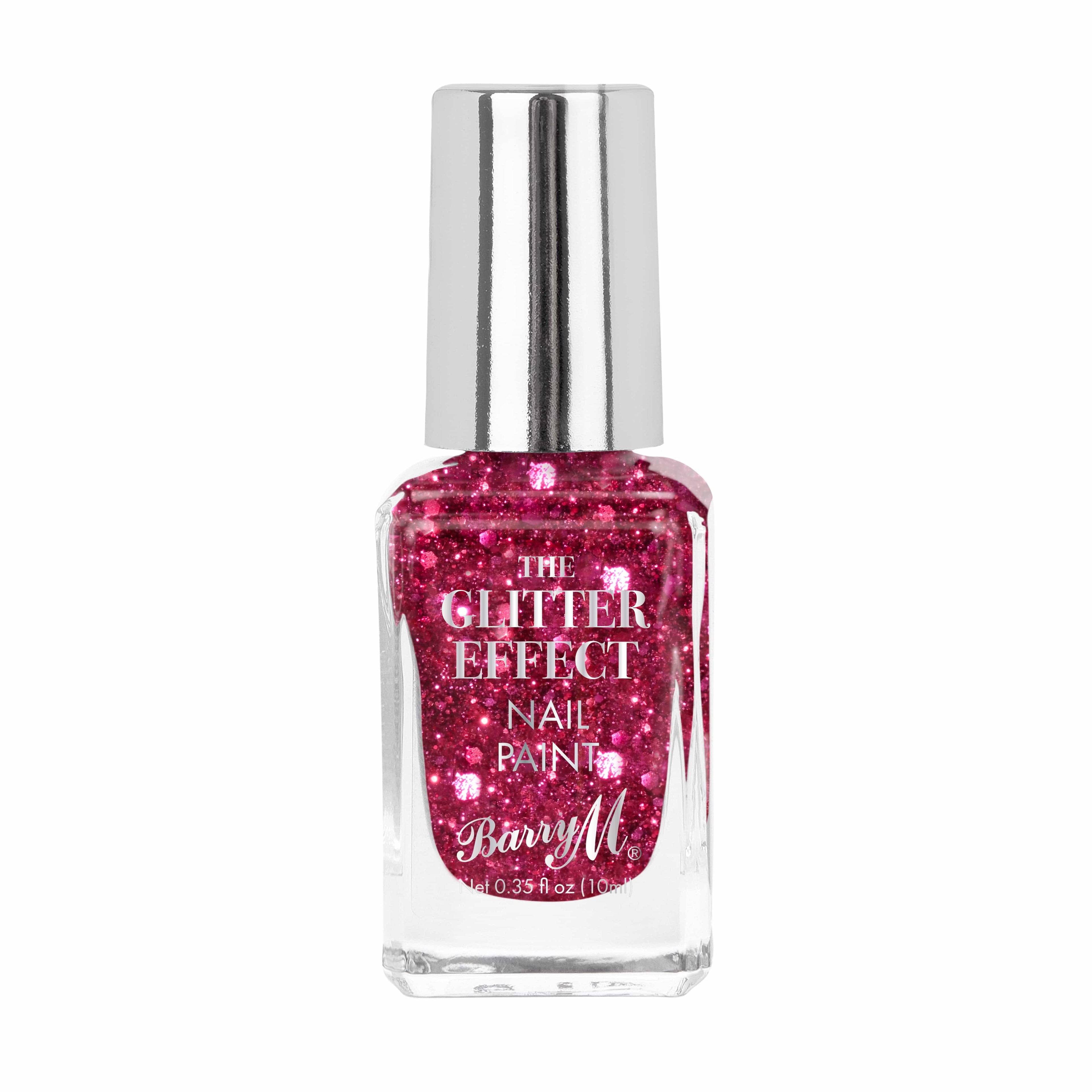 Glitter Effect Nail Paint | Fuchsia Fiesta