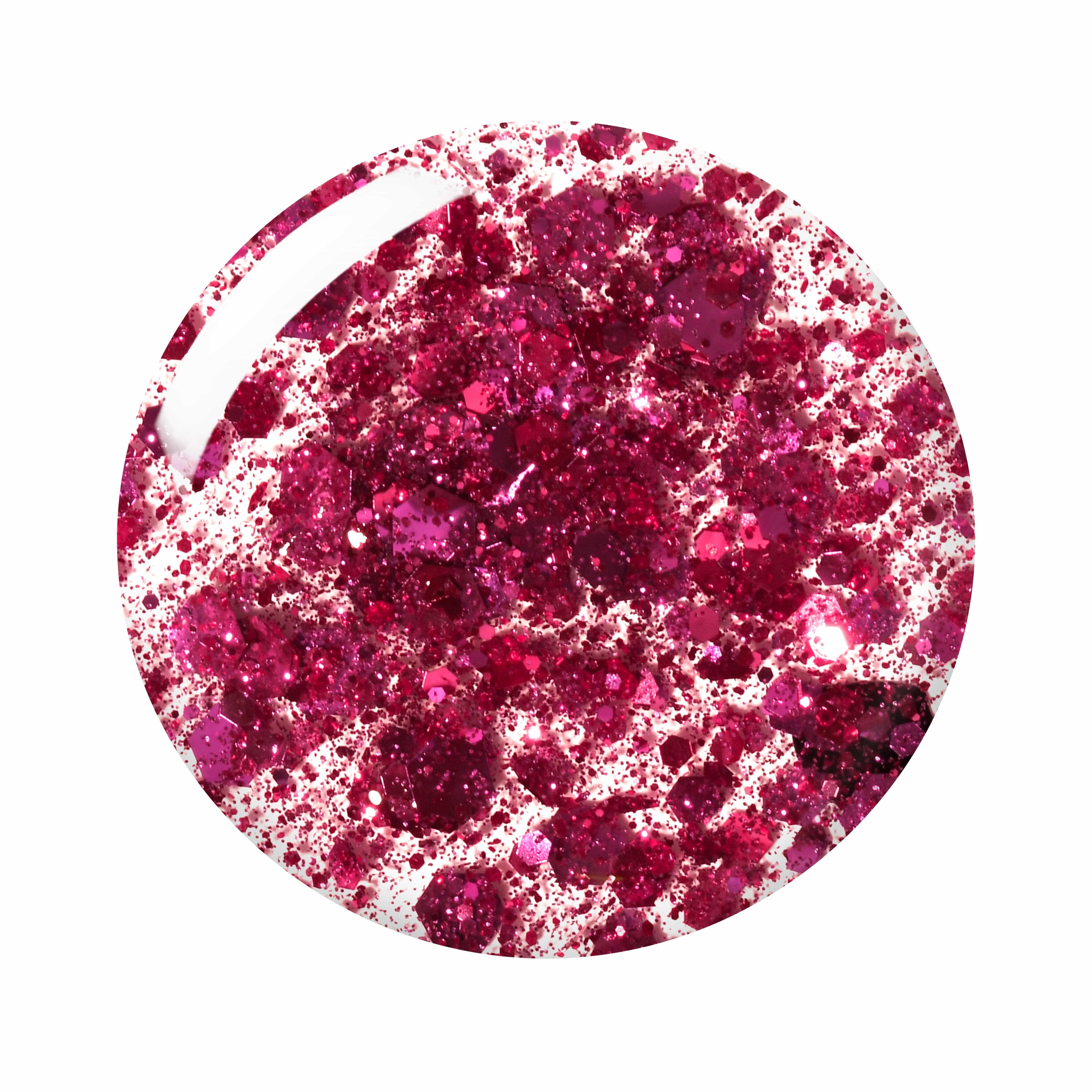 Glitter Effect Nail Paint | Fuchsia Fiesta