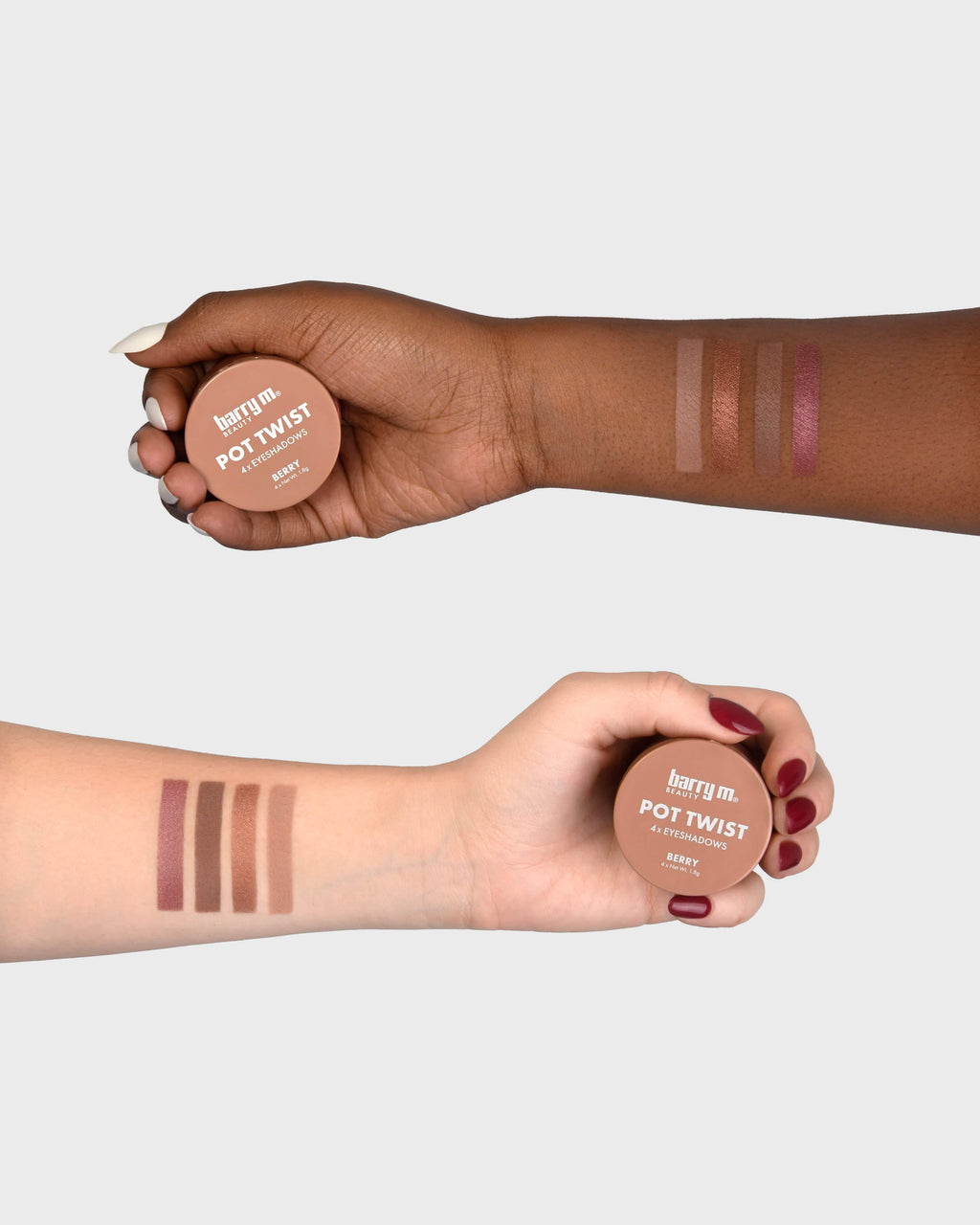 Pot Twist 4x Eyeshadows | Berry