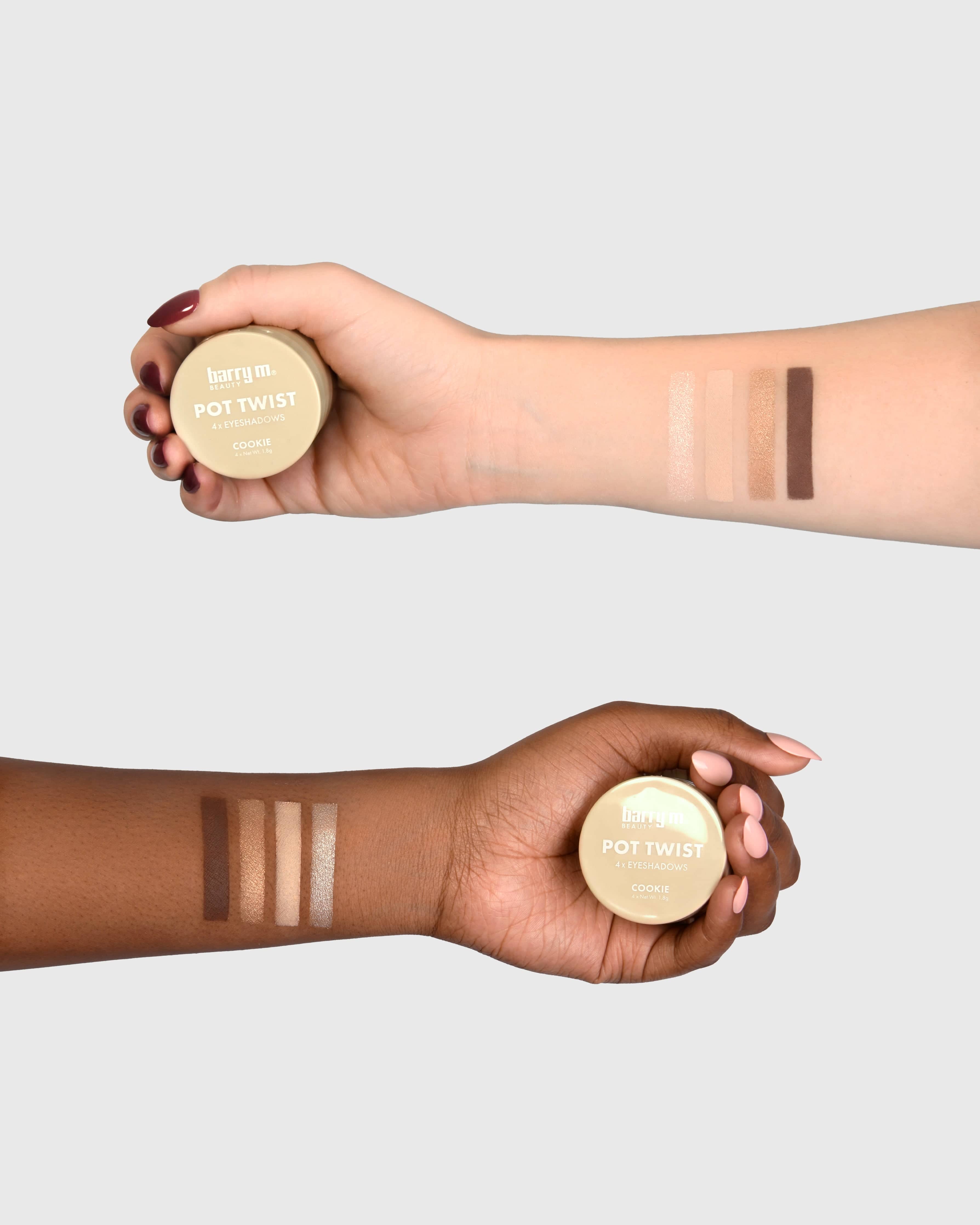 Pot Twist 4x Eyeshadows  | Cookie