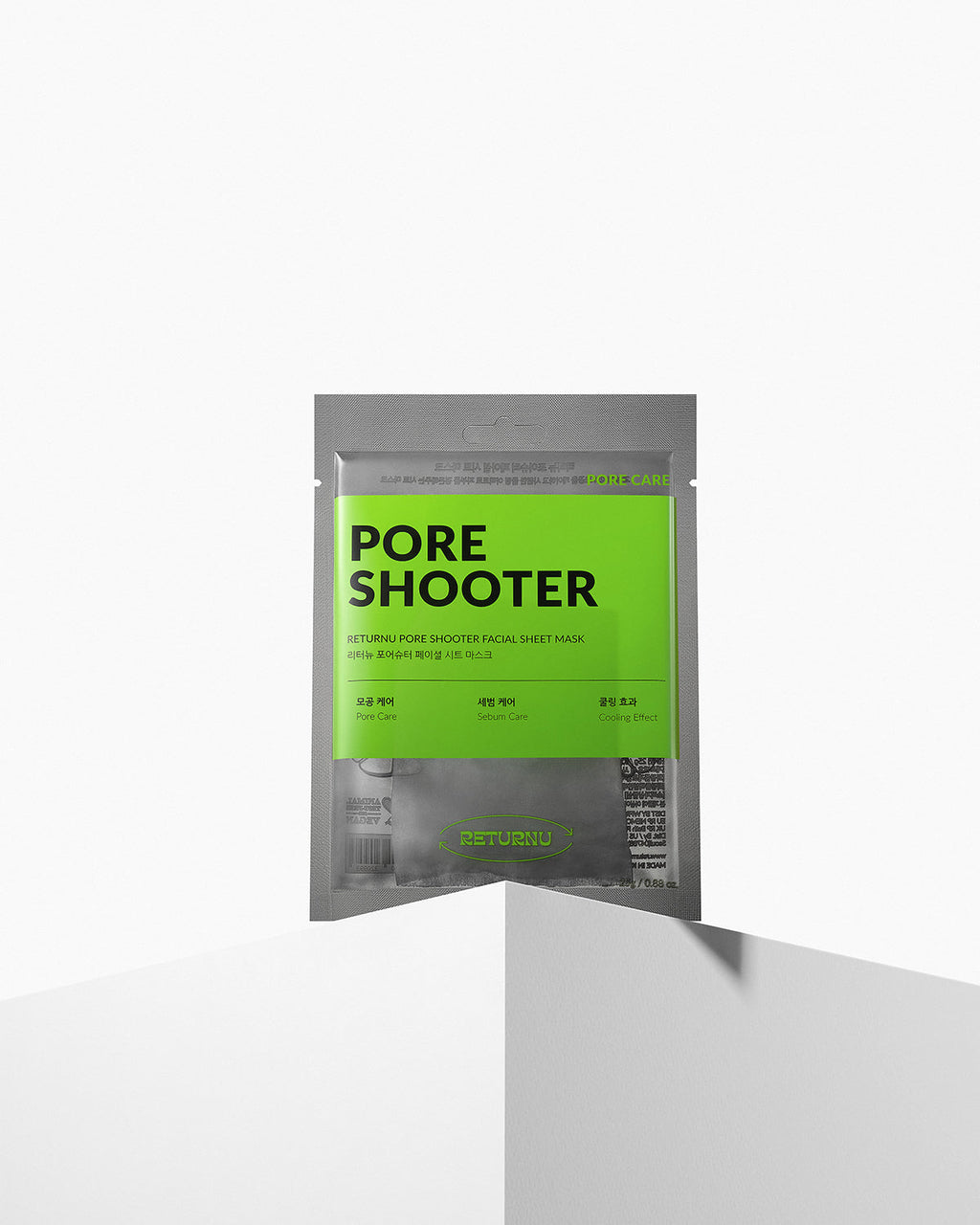 Returnu Poreshooter Facial Sheet Mask