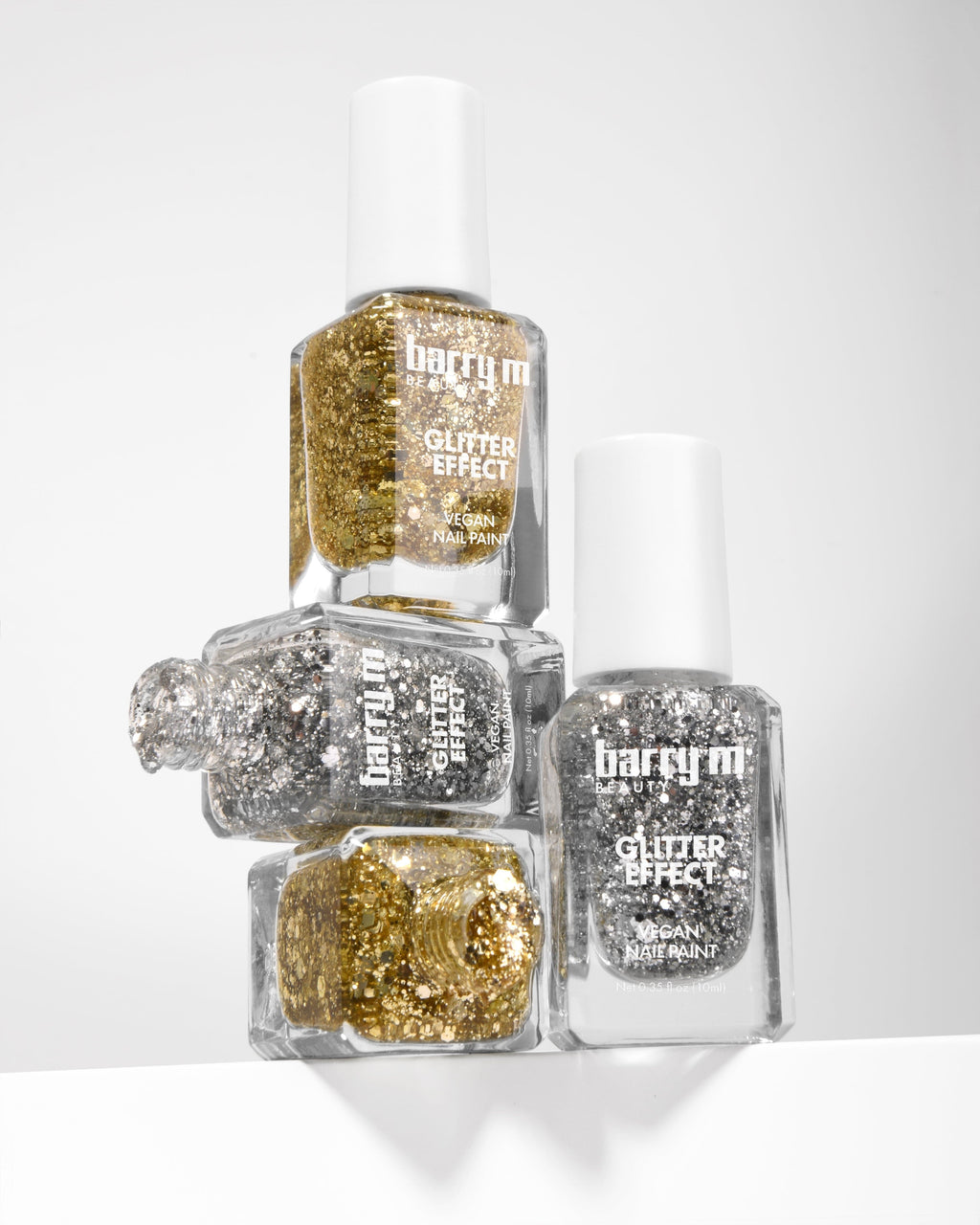 Glitter Effect Nail Paint | Stardust Silver