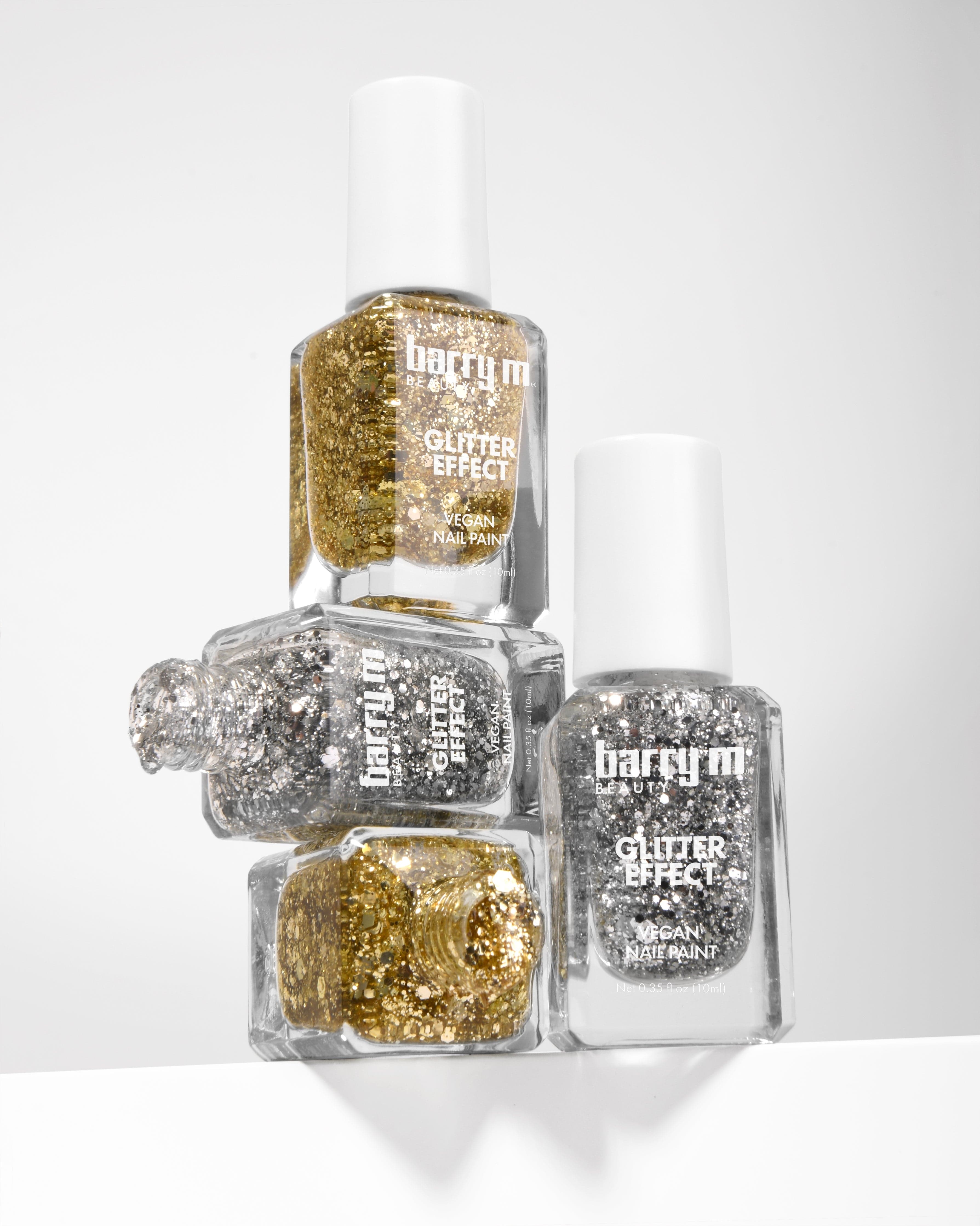 Glitter Effect Nail Paint | Stardust Silver