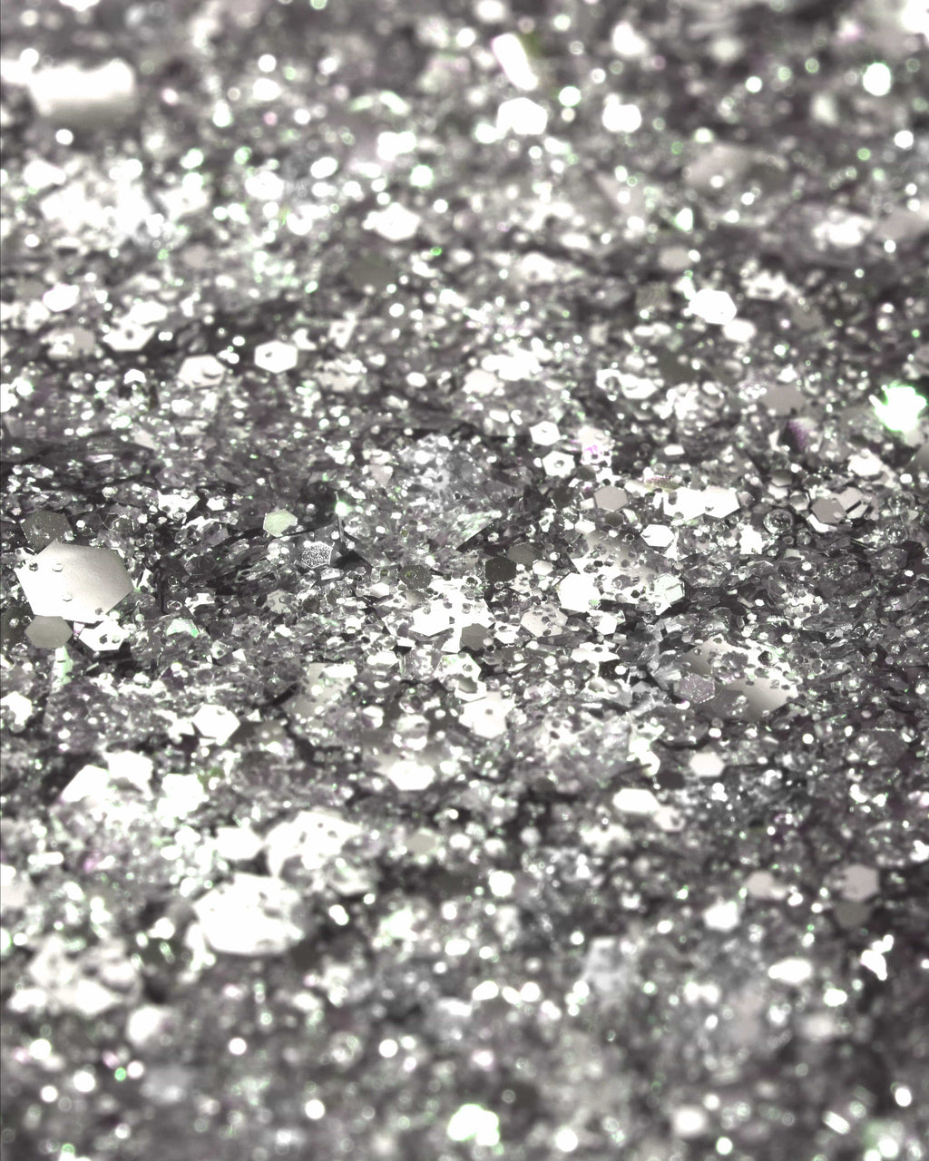 Glitter Effect Nail Paint | Stardust Silver