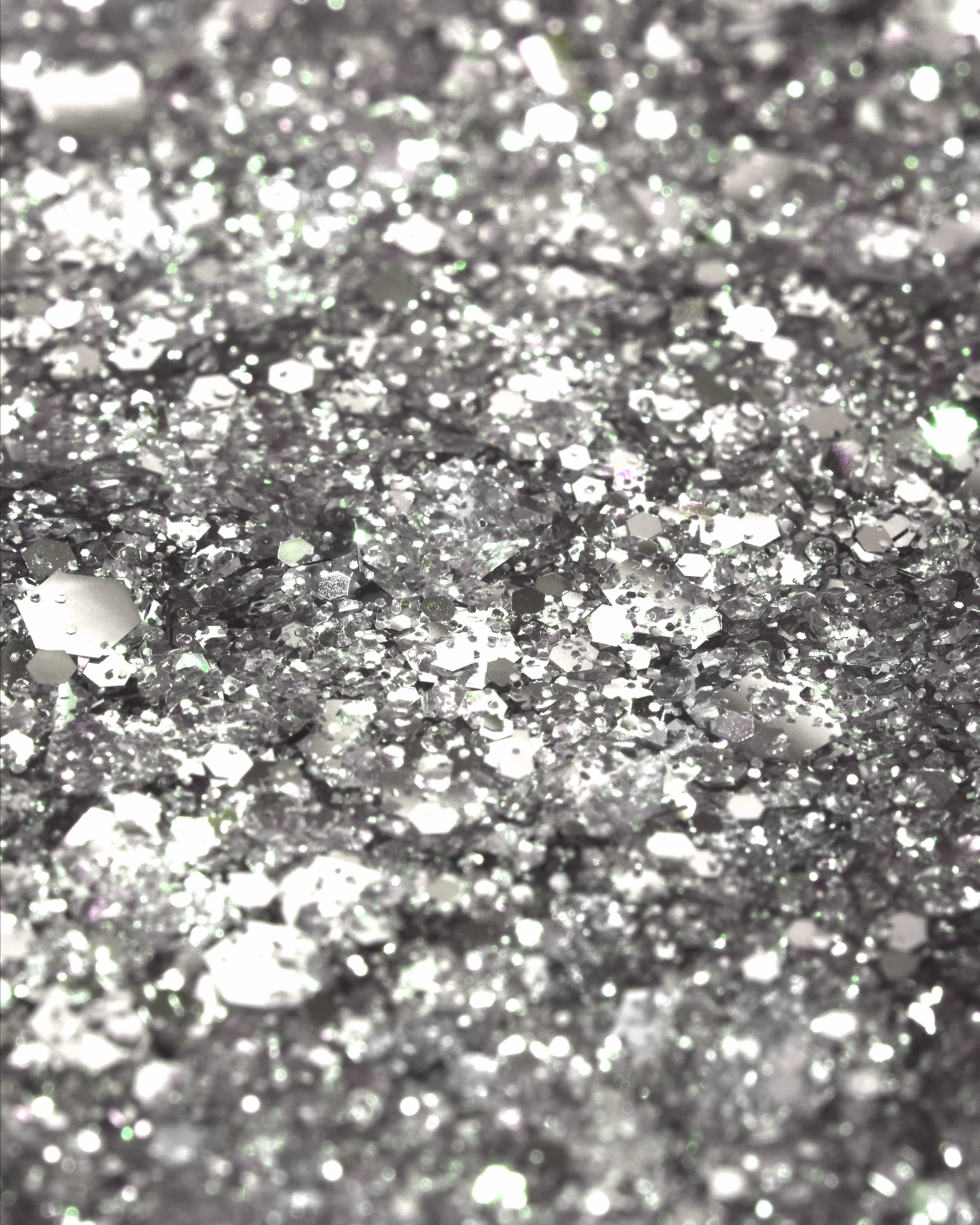 Glitter Effect Nail Paint | Stardust Silver