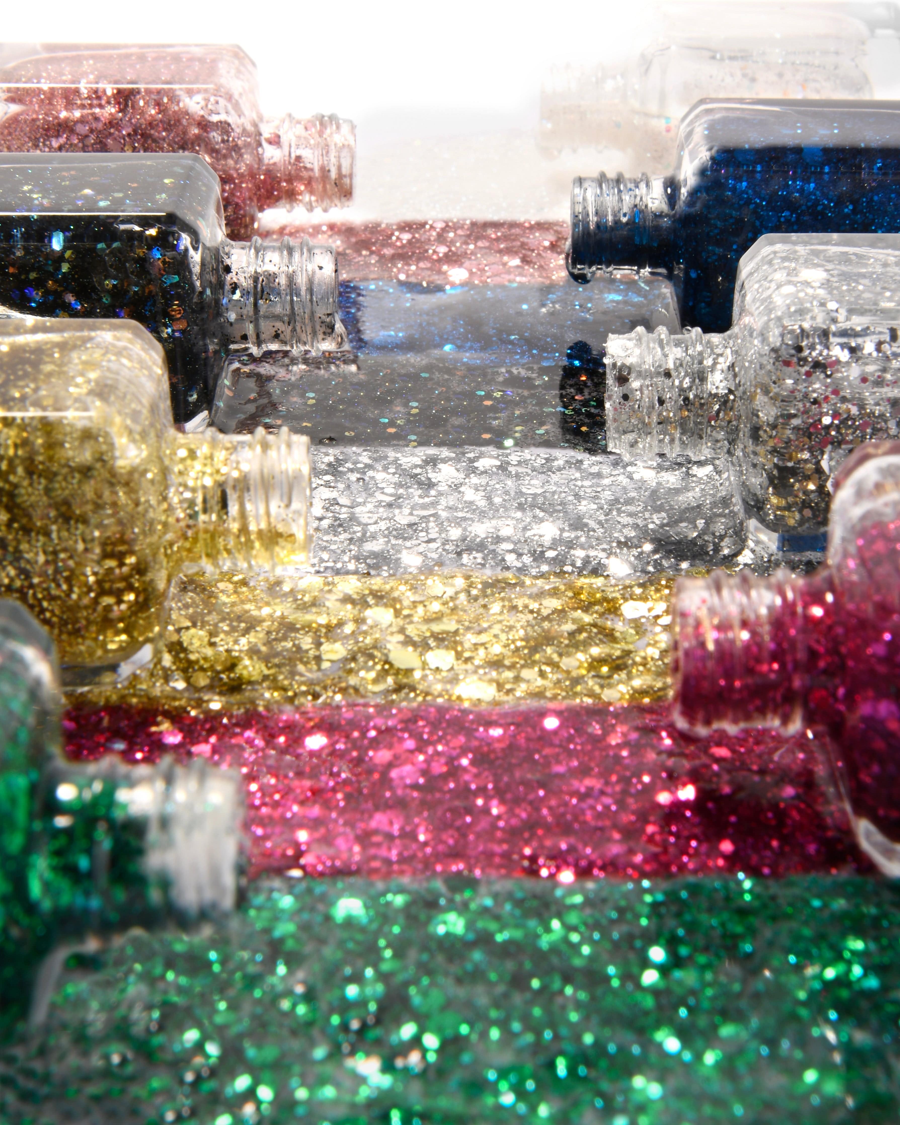 Glitter Effect Nail Paint | Raving Rose
