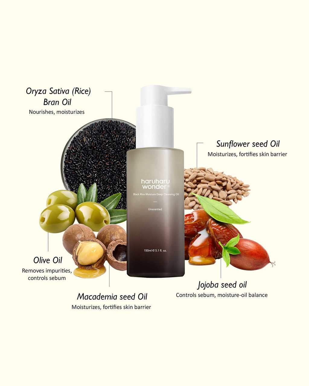 haruharu wonder Black Rice Moisture Cleansing Oil